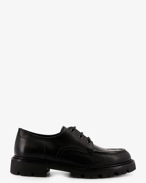 Celine Derby Margaret Leather Lace-Up Shoes - Black