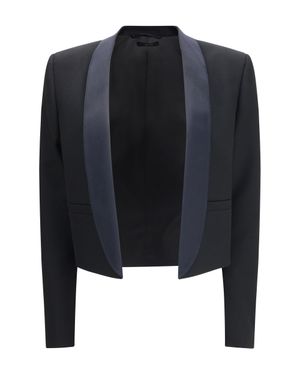 Tom Ford Cropped Single-Breasted Jacket - Black