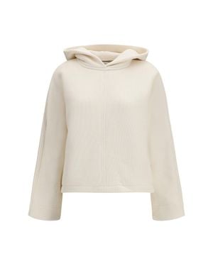 Max Mara Pure Hooded Sweatshirt Avorio - White
