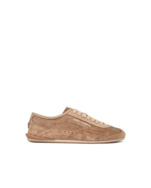 Dolce & Gabbana Dolce & Gabbana 'Gimondi Plus' Leather Trainers - White