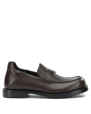Balenciaga Calf Leather Loafers - Black