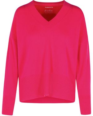 PURO TATTO Cashmere Jumper Fuchsia - Pink