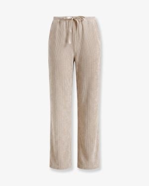 Alysi Corduroy Pants - Natural