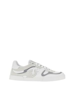 Dolce & Gabbana Dolce&Gabbana Portofino Leather Sneakers - White
