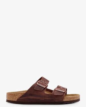 Birkenstock Arizona Oiled Nubuck Narrow Sandal - Brown