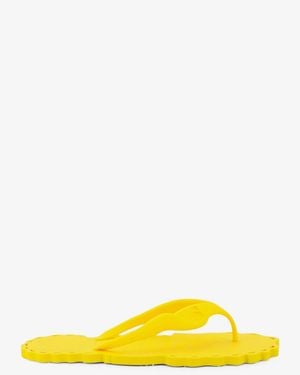Zimmermann Seafoam Thong Rubber Flip Flops - Yellow