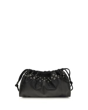 Pierre Hardy Double Clutch With Eyelets - Black