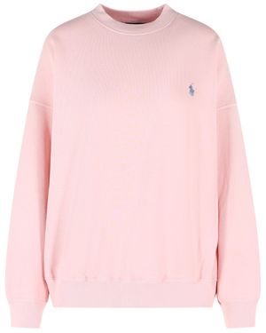Polo Ralph Lauren Cotton Blend Sweatshirt - Pink