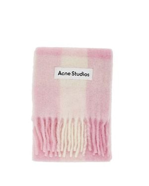 Acne Studios Mohair-Blend Scarf - Pink