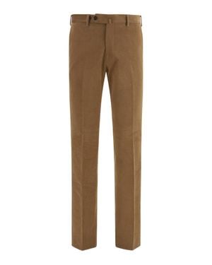 Germano Tailored Corduroy Pants - Natural