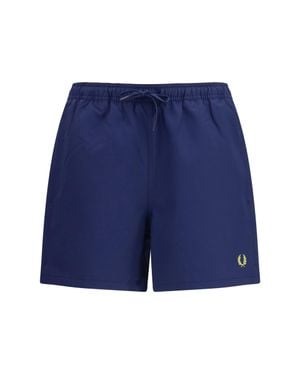 Fred Perry Swim Shorts - Blue