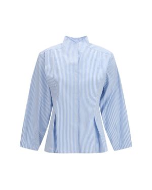Crida Milano Cotton Shirt Lavanda - Blue