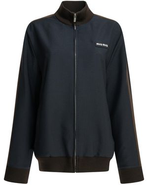 Miu Miu Bomber Jacket - Black