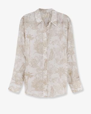 MC2 Saint Barth Shirt Cristal Ramie - White