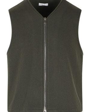 Rier Mole Wool Vest - Green