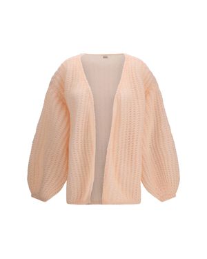 TOTEME Puffed Cardigan - Natural