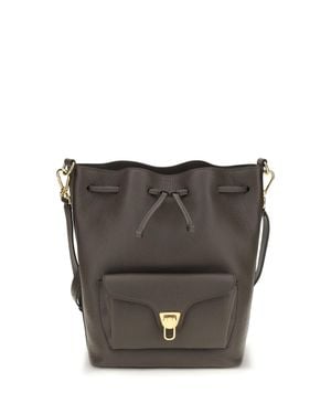 Coccinelle Beat Generation Bucket Bag Fango - Grey