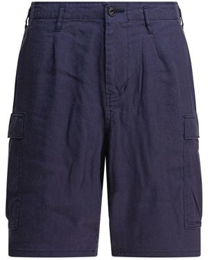 Nonnative Linen Cargo Shorts - Blue