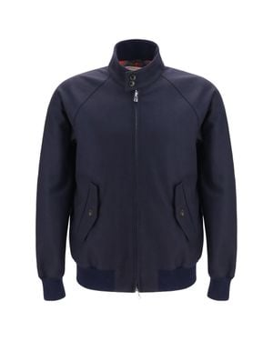 Baracuta G9 Melton Jacket Deep - Blue