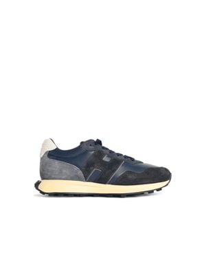 Hogan H601 Leather Sneakers - Blue