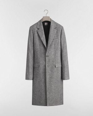 Dior Virgin Wool Long Coat - Gray