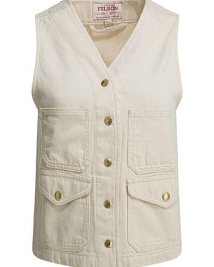 Filson "Archive Cruiser" Sleeveless Jacket - White