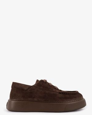 Referenc Tahoe Suede Lace-Up Shoes - Brown