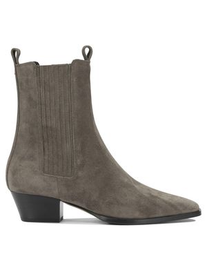 Aeyde "Agata" Pull-On Ankle Boots - Brown