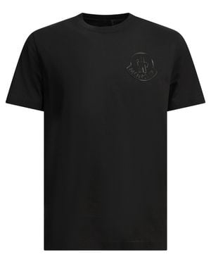 Moncler Three-Dimensional Crew-Neck T-Shirt - Black