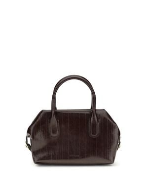 THEMOIRÈ Tallia Trank Small Shoulder Bag Chocolate Plum - Brown