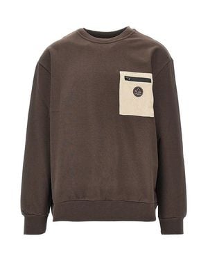 Mauna Kea Corduroy Pocket Crewneck Sweatshirt - Brown
