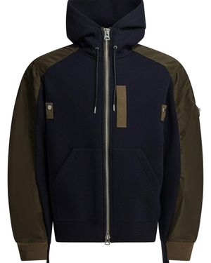 Sacai Multicolor Lightweight Jacket - Blue