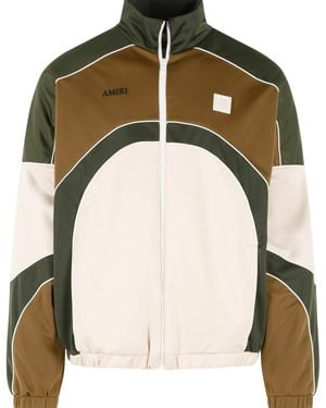 Amiri 'Track' Polyester And Cotton Jacket - Green