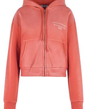 Acne Studios Cotton Sweatshirt - Red