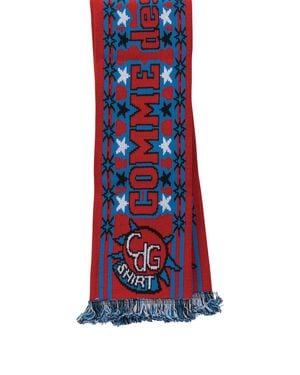 Comme des Garçons Acrylic Scarf - Red