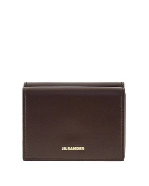 Jil Sander Leather Mini Wallet - Brown