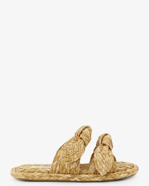 Zimmermann Sandals Carousel Raffia - Natural
