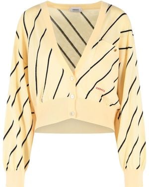 Versace Wool Cardigan - Natural
