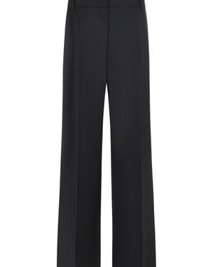 Rohe 'Boxer' Virgin Wool Mohair Pants - Blue