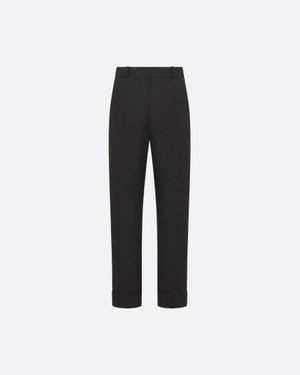 Dior Cotton And Silk Pants - Black