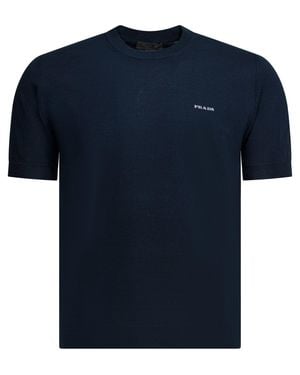 Prada Crew-Neck Jumper - Blue