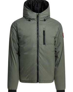 Canada Goose "Lodge" Short Down Jacket - Green