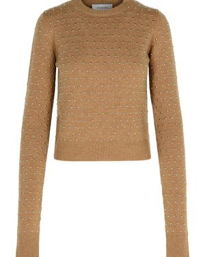 Sportmax 'Sierra' Wool Blend Jumper - Brown