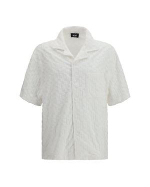 Gcds Monogram Terry Shirt Optic - White