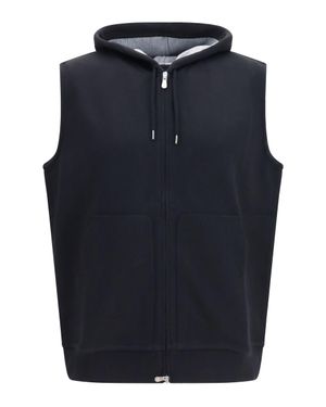 Brunello Cucinelli Cotton Vest - Blue