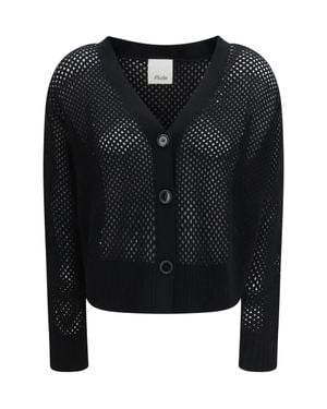 Allude Cardigan V-Neck Buttoned - Black