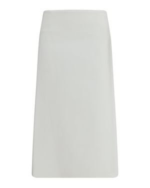 Rier Bonded Cotton Skirt - White