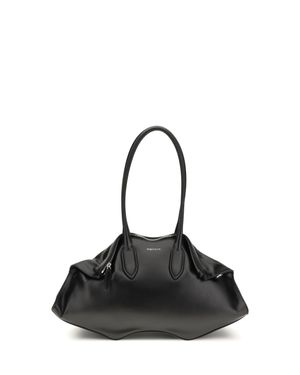 McQueen Shoulder Bag Manta - Black