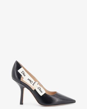 Dior Dior J'Adior Leather Court Shoes With Logo Bow Detail - White