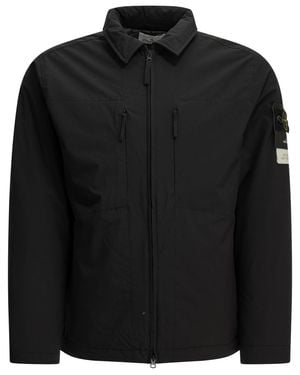 Stone Island "Soft Shell" Padded Jacket - Black